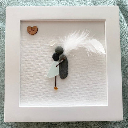 🎁2026💘Memorial Gift Sorry for your loss Gift Sea Glass Art Sympathy Gift