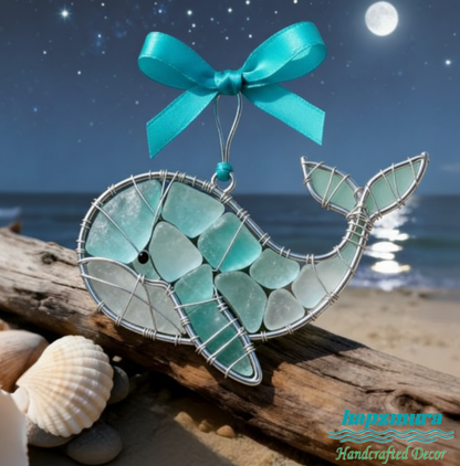 🔥Hand-Wrapped Sea Glass Collection💎- Timeless Coastal Art