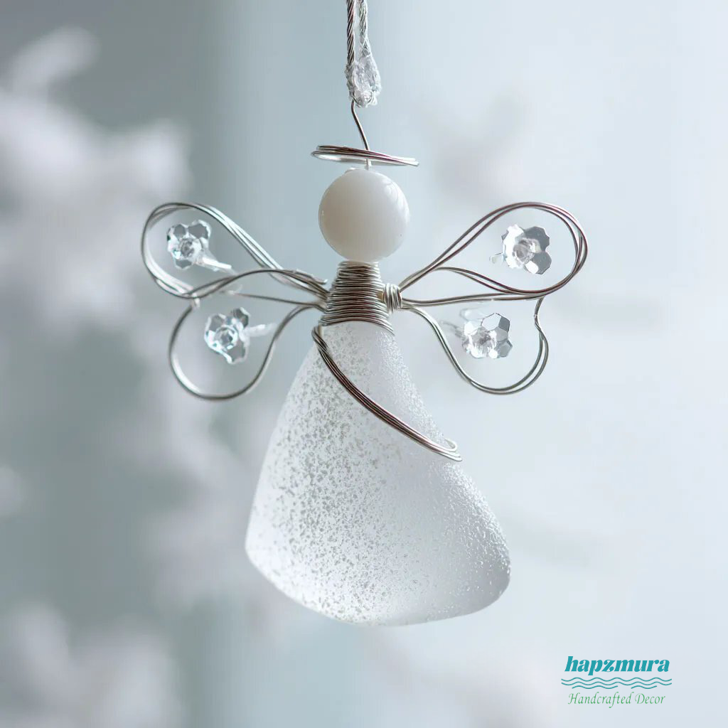 🌊Handmade Sea Glass Angel Ornament(Buy 6 Free Shipping Now)
