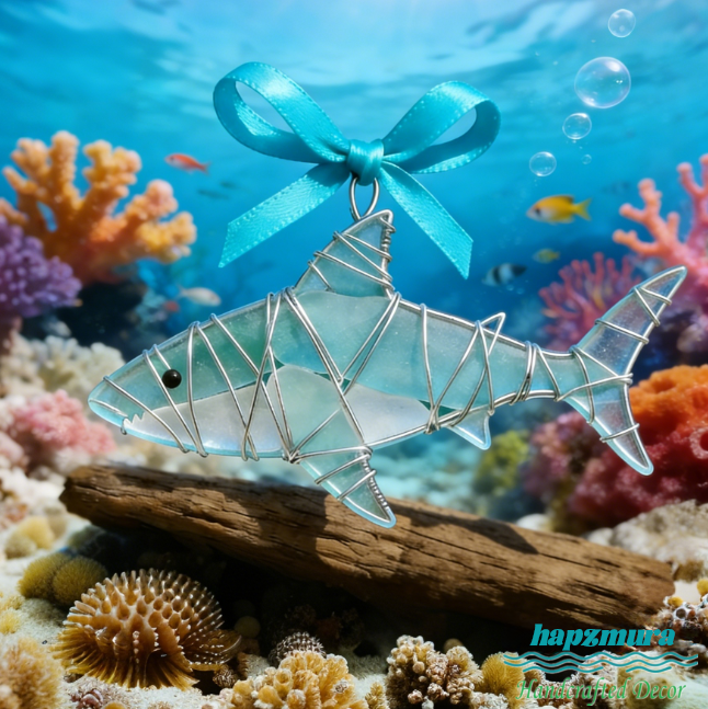 🔥Hand-Wrapped Sea Glass Collection💎- Timeless Coastal Art