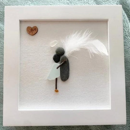 🎁2026💘Memorial Gift Sorry for your loss Gift Sea Glass Art Sympathy Gift