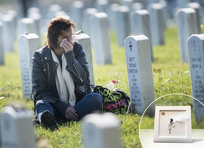 🎁2026💘Memorial Gift Sorry for your loss Gift Sea Glass Art Sympathy Gift